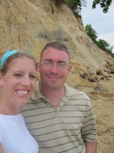 Jason and I at Calvert Cliffs
