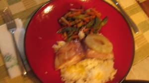 Terrayaki Mahi Mahi with Pineapple